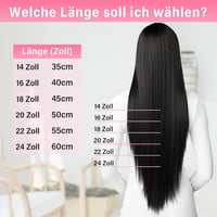 WOWANGEL Clip-In Valódi Hajhosszabbítás 35cm Hamvas Barna 7 Részes Remy Haj 6