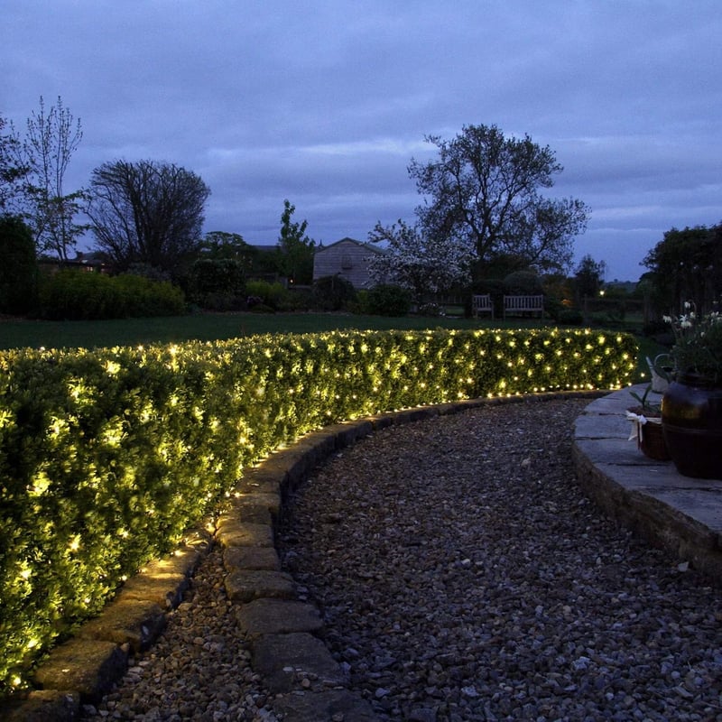 WOWDSGN 200 LED Hálófény 3x2m Meleg Fehér - 8 Mód, Távirányító, Vízálló Karácsonyi Dekoráció