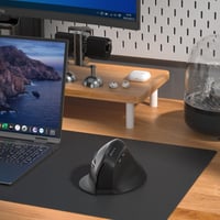 Ergonomická vertikálna myš Wowssyo, 3 režimy pripojenia: Bluetooth 5.2, 2,4 G, káblová, nabíjateľná, 1200 – 9600 DPI, 6 tlačidiel, pre PC a Mac, červená 6