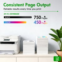 HUEFLOW 301XL Náhradná atramentová kazeta, plniteľná, pre HP 301 čierna a farebná, pre DeskJet 1000 1050 2050 2510 3050 OfficeJet 2620 4630 Envy 4500 4520 5530 3