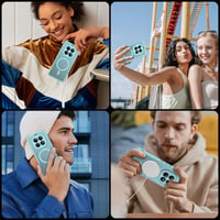 Husă Magnetică WQRTYJK pentru Xiaomi Redmi Note 15 4G/5G - Husă de Protecție Culoare Albastru Cer 9