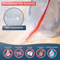 Wrappybag Vízálló Matracvédő Huzat - Költöztetéshez és Tároláshoz - Szakadásálló Műanyag Védőzsák Cipzárral - 5 Méretben (70 x 140 cm) 3