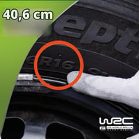 WRC 007599 Dvojfarebné puklice na disky Turbo – 4 ks, 16 palcové, sivá a čierna 6