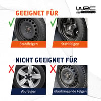 WRC 007599 Dvojfarebné puklice na disky Turbo – 4 ks, 16 palcové, sivá a čierna 2