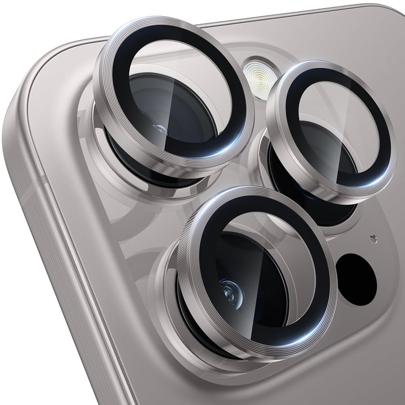 WSKEN Ochranné tvrdené sklo na objektív fotoaparátu pre iPhone 16 Pro Max a 16 Pro, 9H, odolné voči poškriabaniu, bez bublín
