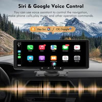 WSRADIOKITS 10.26" CarPlay Autórádió Apple CarPlay Android Auto GPS Bluetooth Érintőképernyő 3