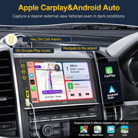 WSRADIOKITS 2 Din Autórádió Apple CarPlay Android 7" HD Kijelző Bluetooth USB-C 2