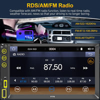 WSRADIOKITS 2 Din Autórádió Apple CarPlay Android 7" HD Kijelző Bluetooth USB-C 6