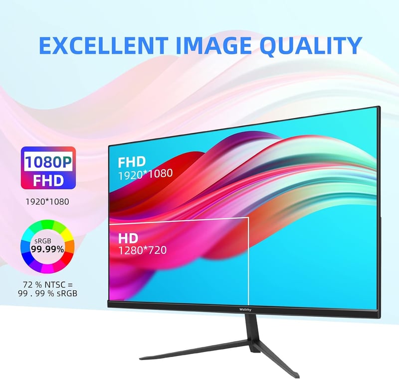 Wstirhy 27" Full HD IPS Gaming Monitor 75Hz HDMI VGA