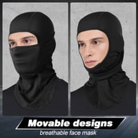 WTACTFUL Motoros Balaclava Síkesztyű Szélálló Arcmaszk Kerékpározáshoz Motorozáshoz Síeléshez 2