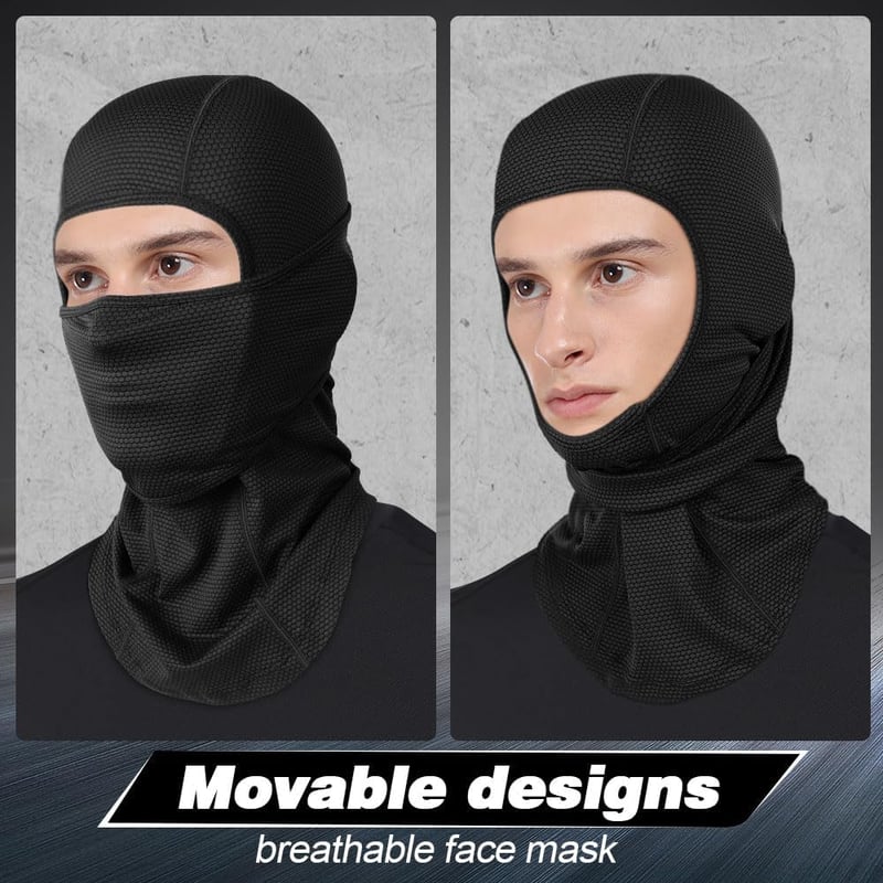 WTACTFUL Motoros Balaclava Síkesztyű Szélálló Arcmaszk Kerékpározáshoz Motorozáshoz Síeléshez
