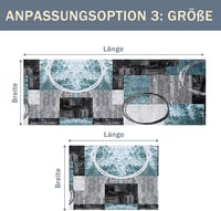 WTHYGB Futóanyag 60x250 cm Konyha Nappali Hálószoba 6mm Csúszásmentes Mosható 2