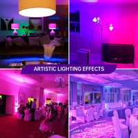 WTL UV LED izzó E27 9W fekete lámpa 4db szett 6