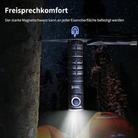 WUBEN D1 Mini LED Zseblámpa, 1100 Lumen, IP68 Vízálló, USB-C Tölthető, Mágneses, 6 Fénymód, Túrázáshoz, Kempingezéshez 4