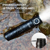 WUBEN D1 Mini LED Zseblámpa, 1100 Lumen, IP68 Vízálló, USB-C Tölthető, Mágneses, 6 Fénymód, Túrázáshoz, Kempingezéshez 7