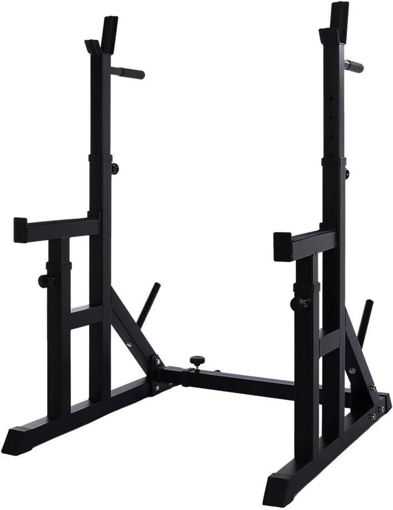 WUDLEP Állítható Squat Rack 35-59 cm, Multifunkcionális Erőkeret Otthoni Edzéshez