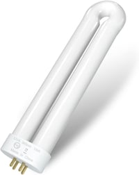 WUEAOA 15W UV csere izzó rovarcsapda 4-tüskés foglalat U alakú fehér 1