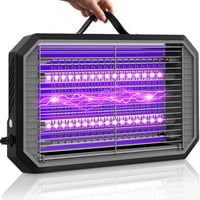 WUEAOA 2x5W UV LED elektromos rovarcsapda 4200V fali lámpa szúnyog- és légyfogó IPX4 1