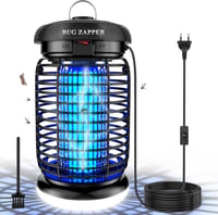 WUEAOA UV Rovarcsapda 4200V 15W LED Szúnyog- és Legycsapda Beltéri Kültéri IPX4 1