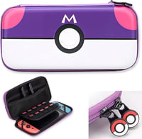 WUERKIYA Nintendo Switch és Switch OLED kemény hordtáska 10 játékhoz, lila 1