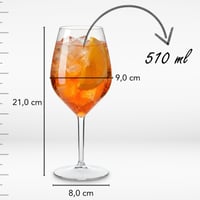 WUITOKI Plastový pohár na víno 51 cl, 6 ks, Nerozbitný, Vhodný do umývačky riadu, Opakovane použiteľný pohár na aperitív, Priehľadný 3