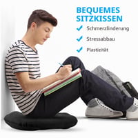 Wukemaoyi Napuhujući ortopedski jastuk u obliku krafne protiv hemoroida, ergonomski putni jastuk za uredsku stolicu, invalidska kolica, rasterećenje trtične kosti 5