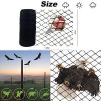 Plasă de protecție pentru păsări WUMSTOT, PE ranforsată, ochiuri de 1,5 cm, negru, 4 x 10 m (40 m²), pentru straturi de grădină și balcon, tufe și pomi fructiferi 2