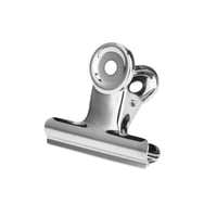 WUPENGZON 50 buc. Mini clipsuri tip bulldog, 22 mm, cleme metalice mici, argintii, agrafe multifuncționale pentru fotografii, pungi, uz de birou și bucătărie 7