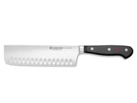 Japonský nôž WÜSTHOF Classic Nakiri 17 cm, čierno-strieborný, nehrdzavejúca oceľ, profesionálny kuchársky nôž 1