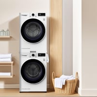 WusyStore Mosógép és Szárítógép Alátét Szett, Állítható Mélység 45-68 cm, Fehér 6