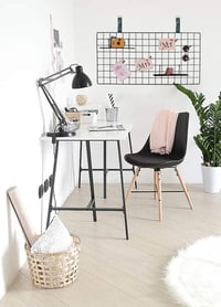 WUZILIN Nástenný mriežkový panel čierny 40x80 cm – DIY železná fotostena, multifunkčná nástenka na dekoráciu kuchyne a domova 5