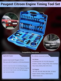 Wvoillty 42 részes motorszabályozó szerszámkészlet Peugeot Citroen PSA 3