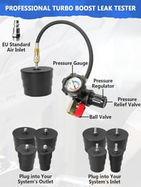 Wvoillty 9 részes turbófeltöltő intercooler adapter készlet teszteléshez 3