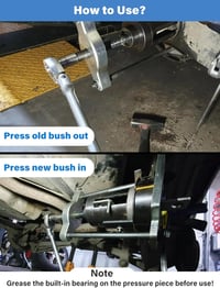 Wvoillty Hátsó Tengely és Vezérlőkar Csapágy Szerelő Készlet Ford Mondeo MK4 Volvo S60 S80 V70 XC60 4