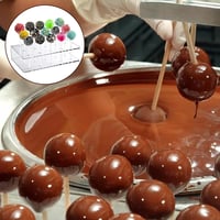 WWYSSZ 2db Cake Pop Tartó 20 Lyukkal, Lollipop Állvány Botokkal és Csomagolással 5