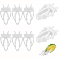 Clește pentru hrănire în colivie Wxinsheng, 8 bucăți, clemă pentru fructe și legume pentru papagali, clește durabil pentru hrănirea păsărilor, hamsterilor și papagalilor 1