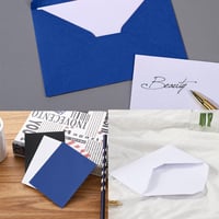 Sada 40 ks mini obálok WYAN, 15x10 cm, tmavozelené papierové obálky z kraftového papiera, klasické obálky, na svadbu, narodeniny, darčekové karty 5