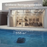 WYBOT C2 Vision-A Vezeték Nélküli Medence Takarító Robot, Kamera, 8 Mód, Erős Szívóerő - Black dark green 9