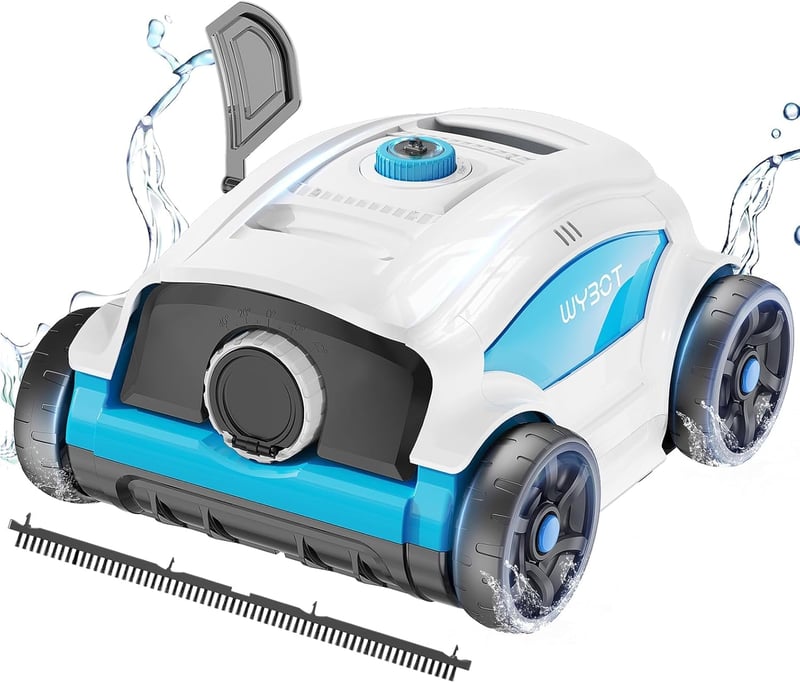 WYBOT WY1103 Vezeték Nélküli Medence Takarító Robot 120 Perc Üzemidő 120m²-ig