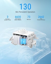 WYBOT WY1103 Vezeték Nélküli Medence Takarító Robot 120 Perc Üzemidő 120m²-ig 4