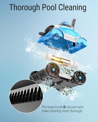 WYBOT WY1103 Vezeték Nélküli Medence Takarító Robot 120 Perc Üzemidő 120m²-ig 3