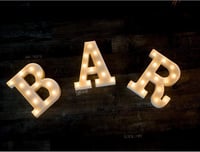 WYFCR Vintage Industrial LED Neon Bar Felirat Dekoráció Világító Betűk 2