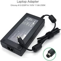 WYGUO 230W 4 Pin Laptop Töltő MSI Trident 3 Gaming PC-hez - 19.5V 11.8A Adapter Kompatibilis GT83VR, VR7RC Sorozattal 3