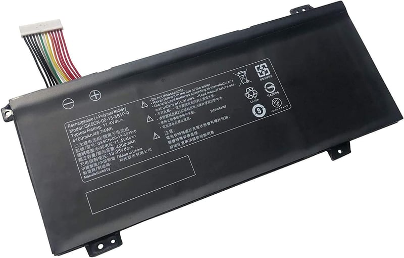 WYGUO Laptop Akkumulátor Getac TONGFANG GK5CN4Z GK5CN5Z GK5CN6Z GK5CQ7Z GK7CN6S Sorozathoz - 11.4V 46.7Wh Csereakkumulátor