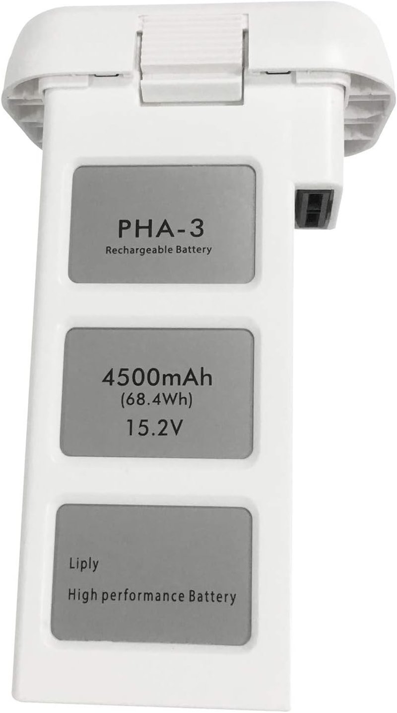 WYGUO PHA-3 Phantom 3 Intelligens Csere Akkumulátor - DJI Phantom 3 Standard/Pro/Advanced/4K/SE Drónokhoz - 15.2V 68.4Wh