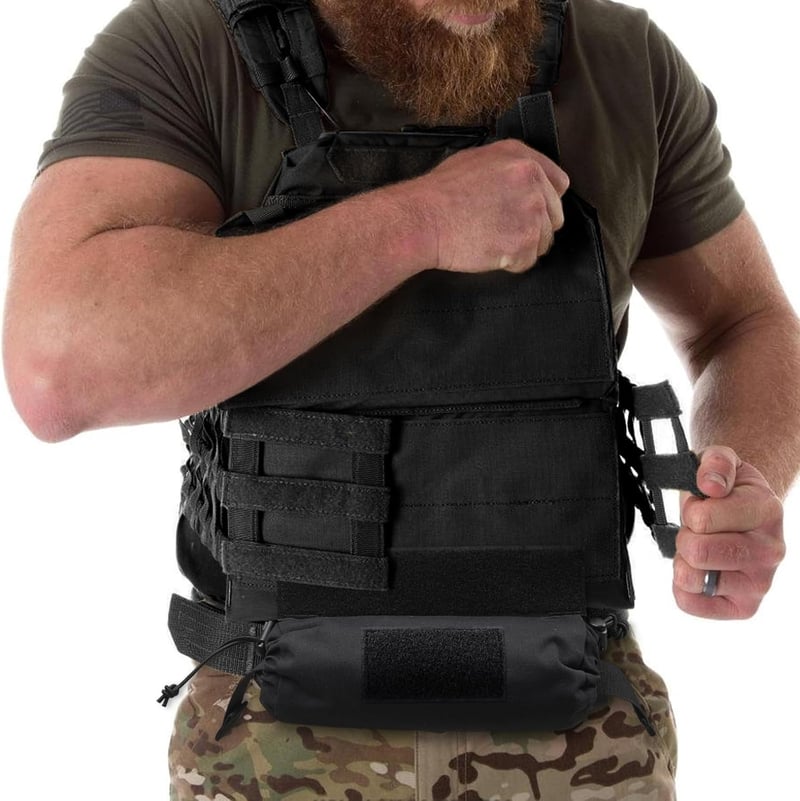 WYNEX Taktikai Elsősegély Pouch Hook-N-Loop Mellény Hordozható Trauma Táska