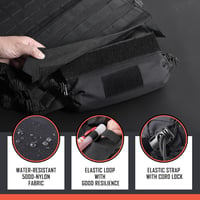 WYNEX Taktikai Elsősegély Pouch Hook-N-Loop Mellény Hordozható Trauma Táska 5