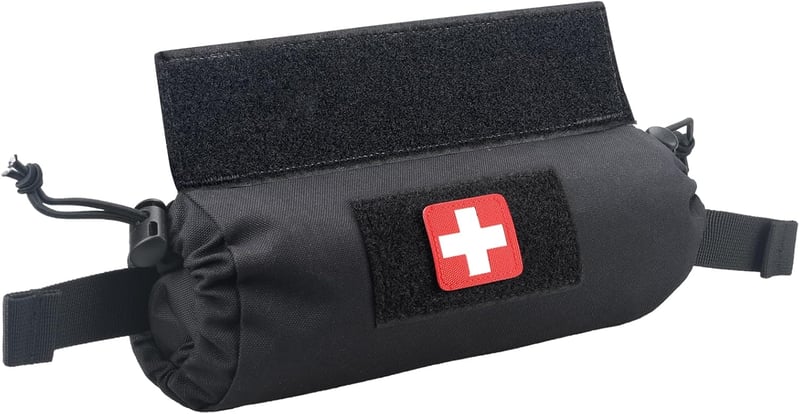 WYNEX Taktikai Elsősegély Pouch Hook-N-Loop Mellény Hordozható Trauma Táska