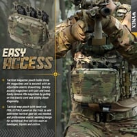 WYNEX Molle taktikai háromszoros tárzseb M4/M16-hoz - CP camo 2