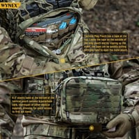 WYNEX Molle taktikai háromszoros tárzseb M4/M16-hoz - CP camo 4